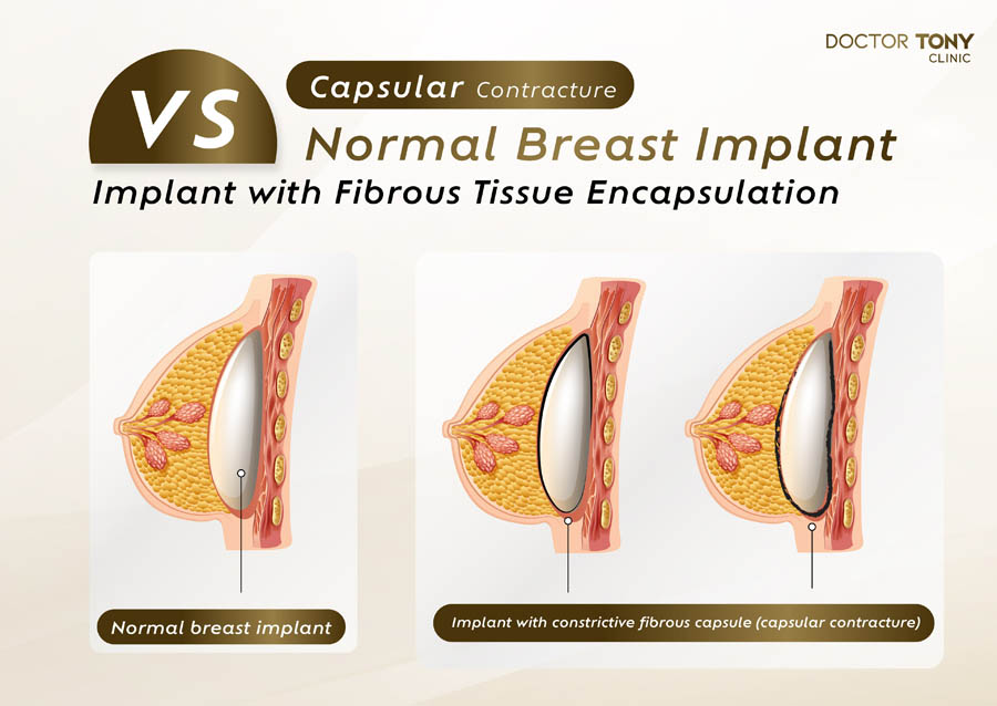 capsular contracture VS normal breast