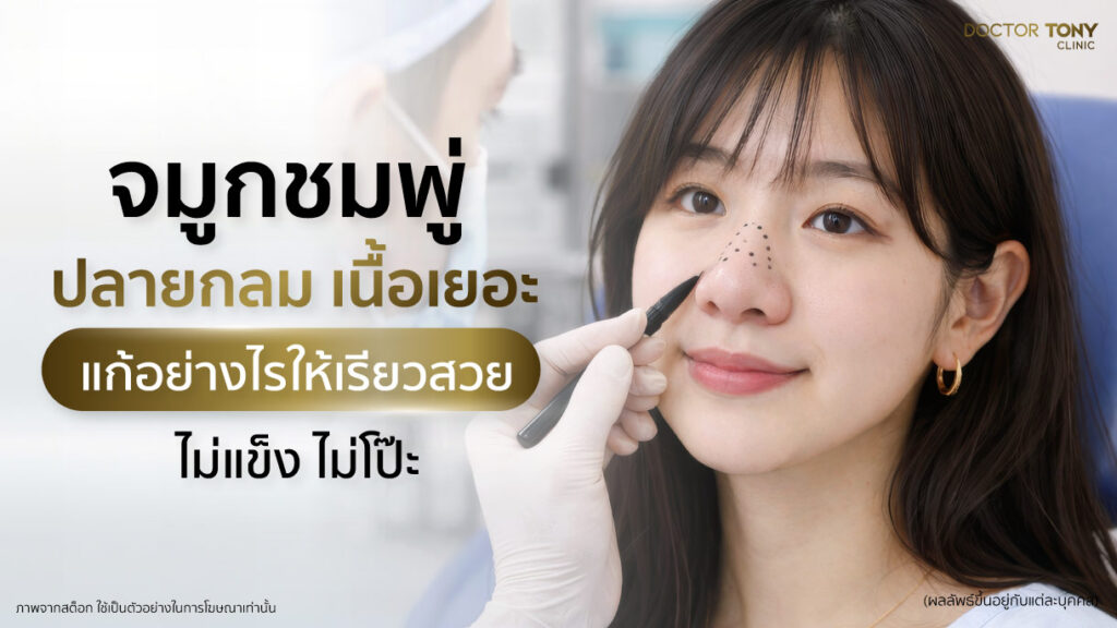 จมูกชมพู่ ปลายกลม
